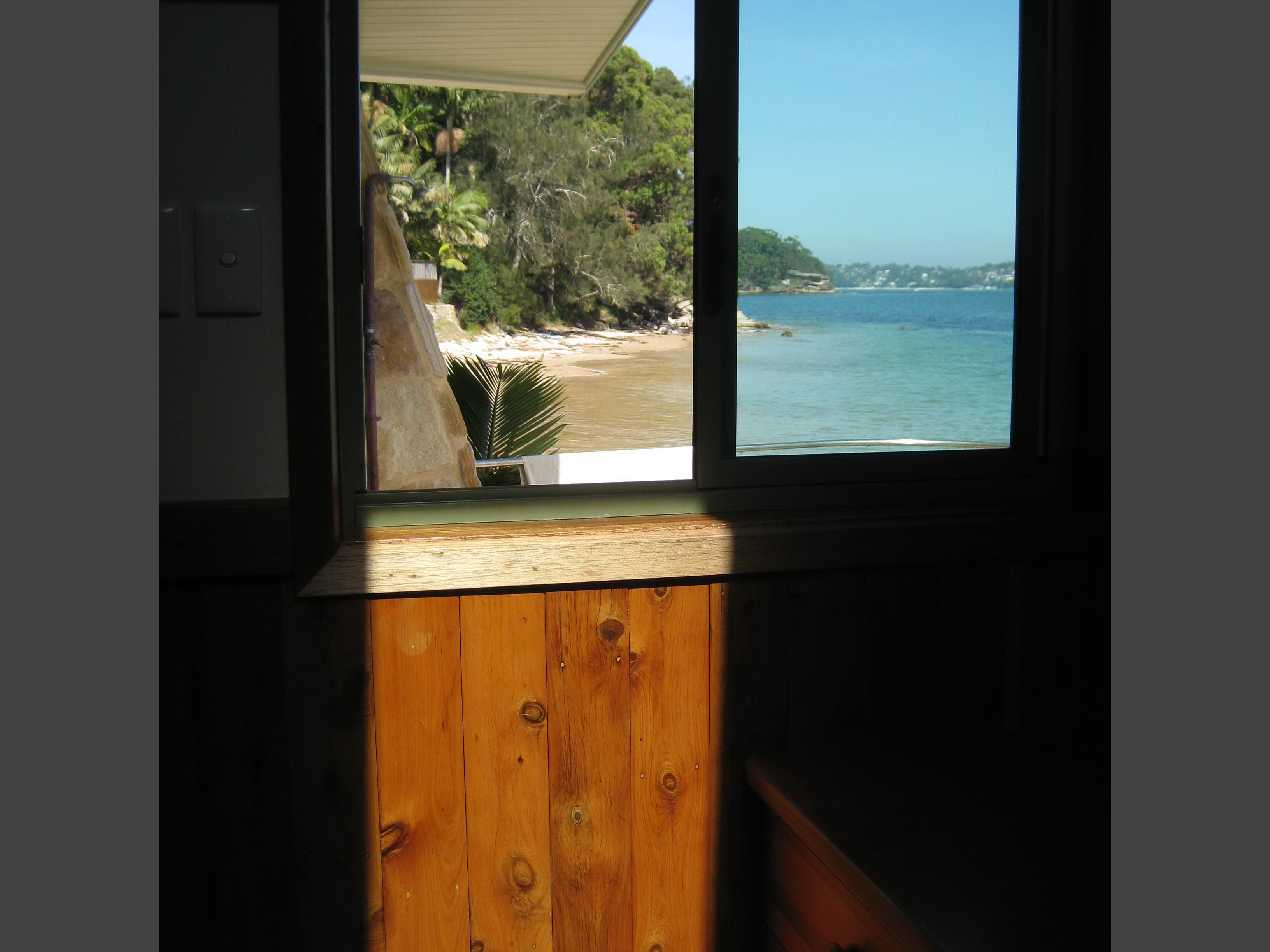 Kitchenette open to the sea breeze & view