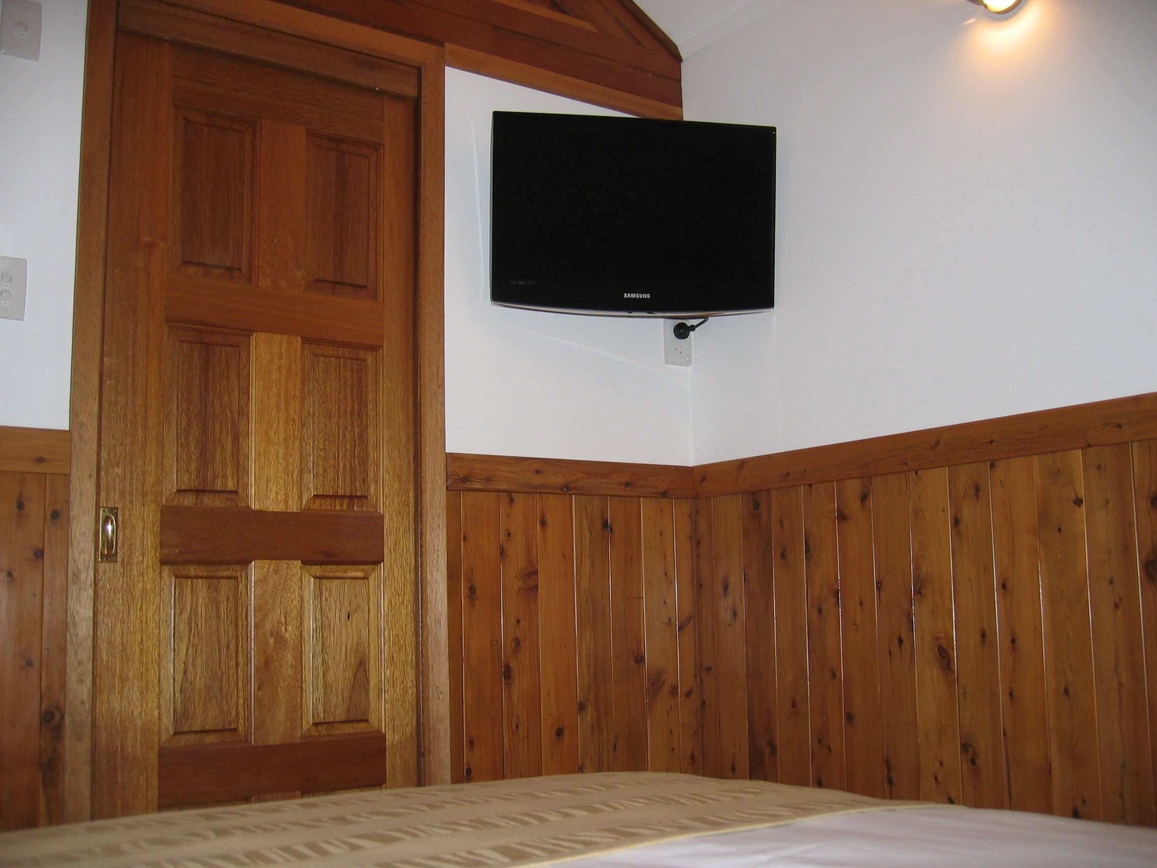 Bedroom with ensuite & TV