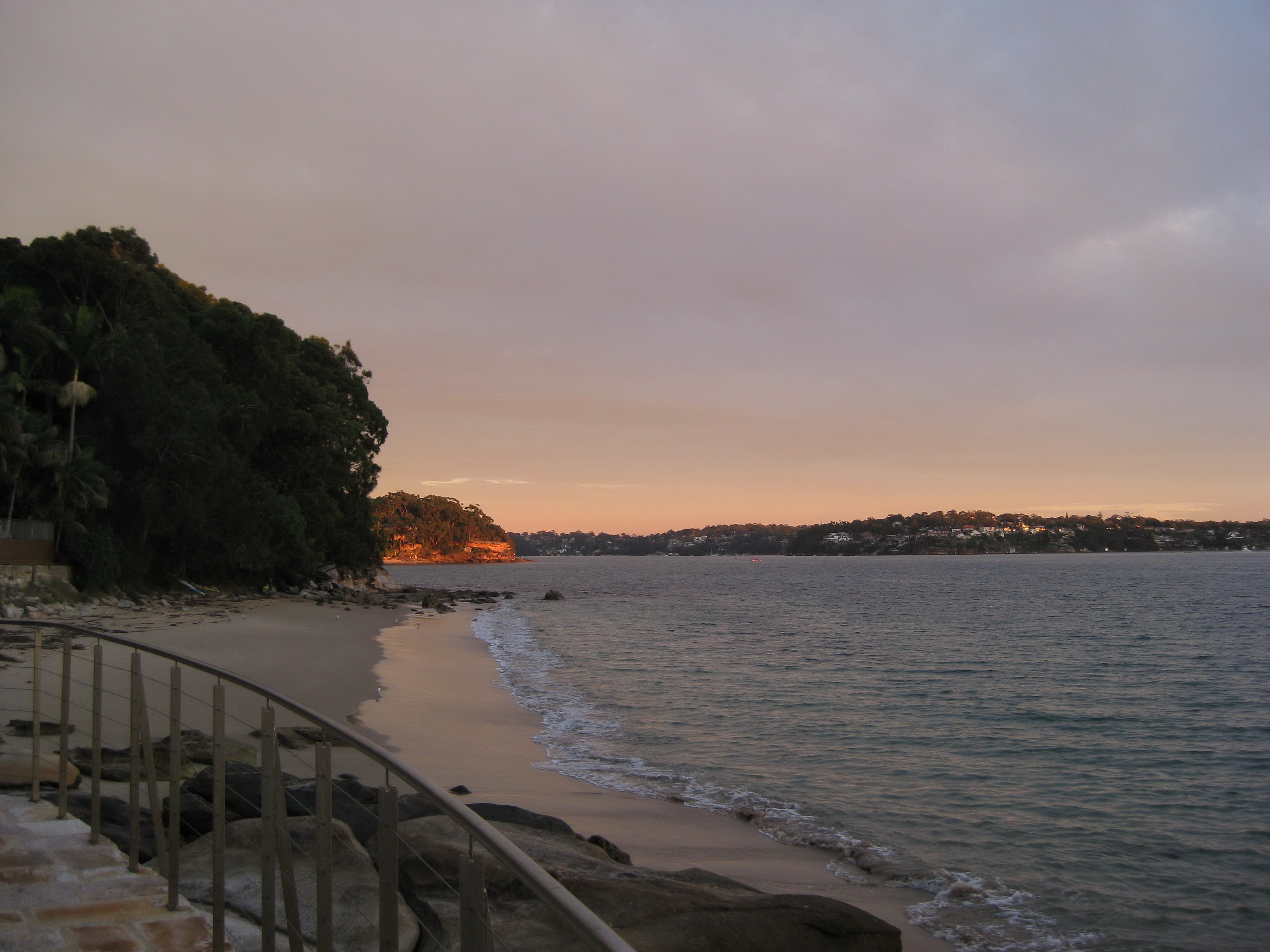 The clear water & sand of Gunyah beach